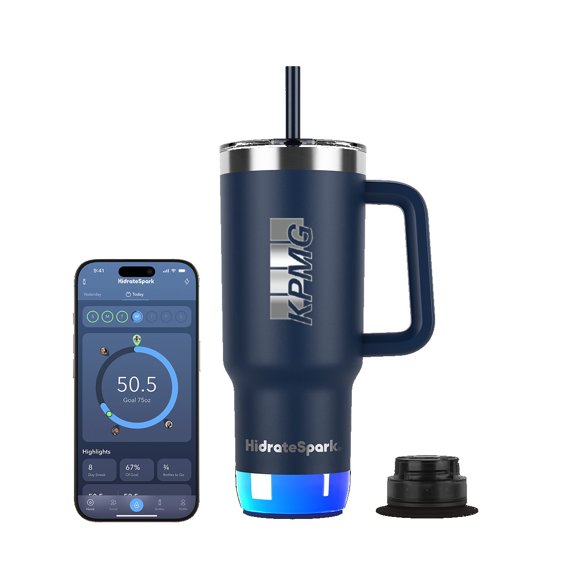 Picture of HidrateSpark® 30 oz. PRO 2 Tumbler, Premium