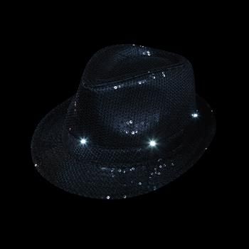 Picture of Light-Up Black Sequin Fedora