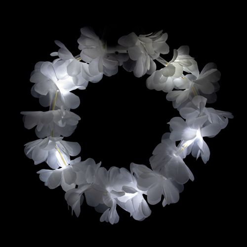 Picture of LED White Lei Headband