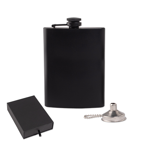 Picture of 8 Oz. Oakhurst Flask and Funnel Gift Set