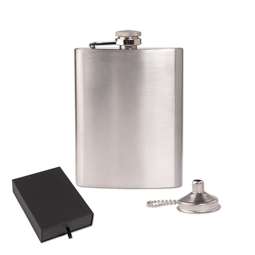 Picture of 8 Oz. Oakhurst Flask and Funnel Gift Set
