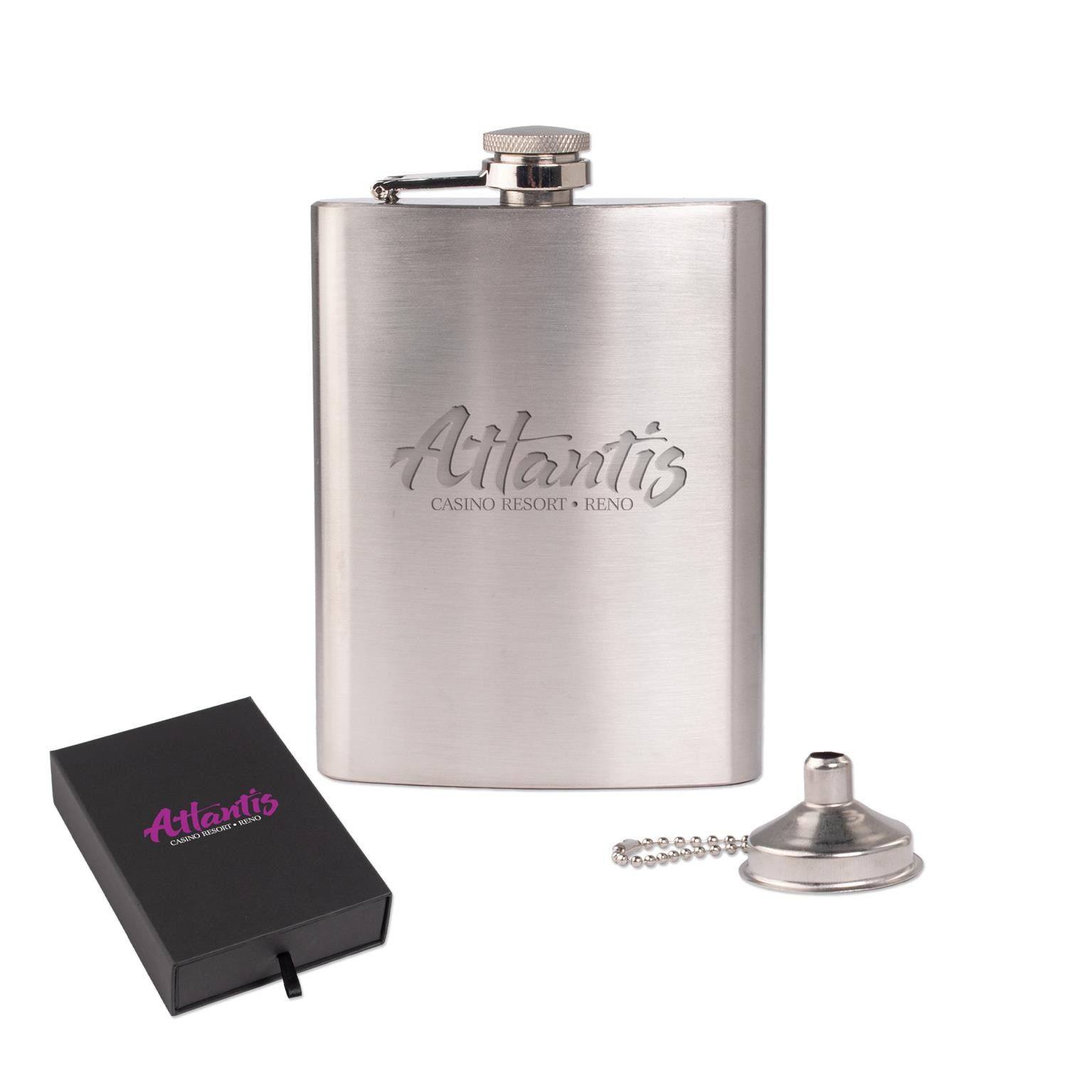 Picture of 8 Oz. Oakhurst Flask and Funnel Gift Set