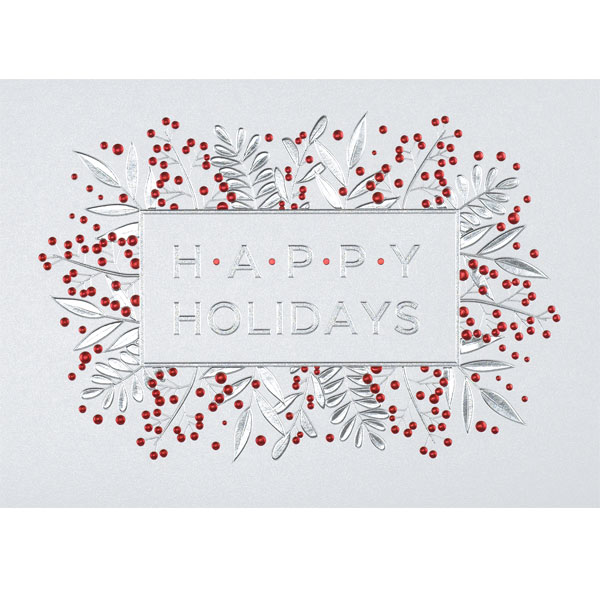 Picture of Leaves & Berries Holiday Card