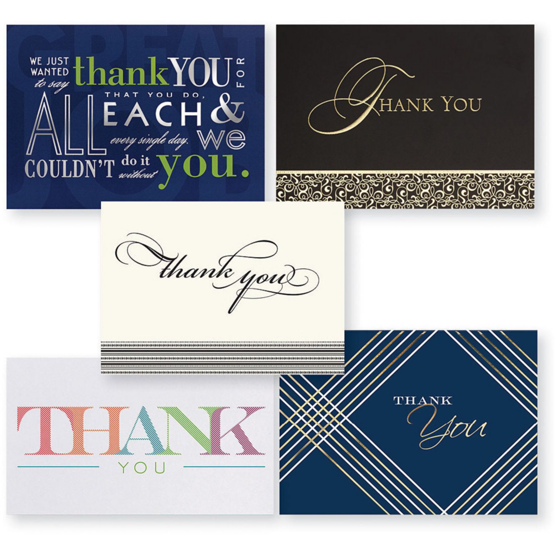Picture of Thank You Assortment Pack (25 Cards Per Pack)
