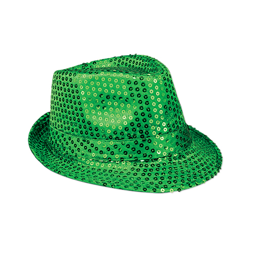 Picture of Green Sequin Fedora