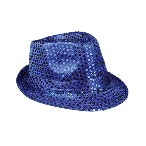 Picture of Blue Sequin Fedora