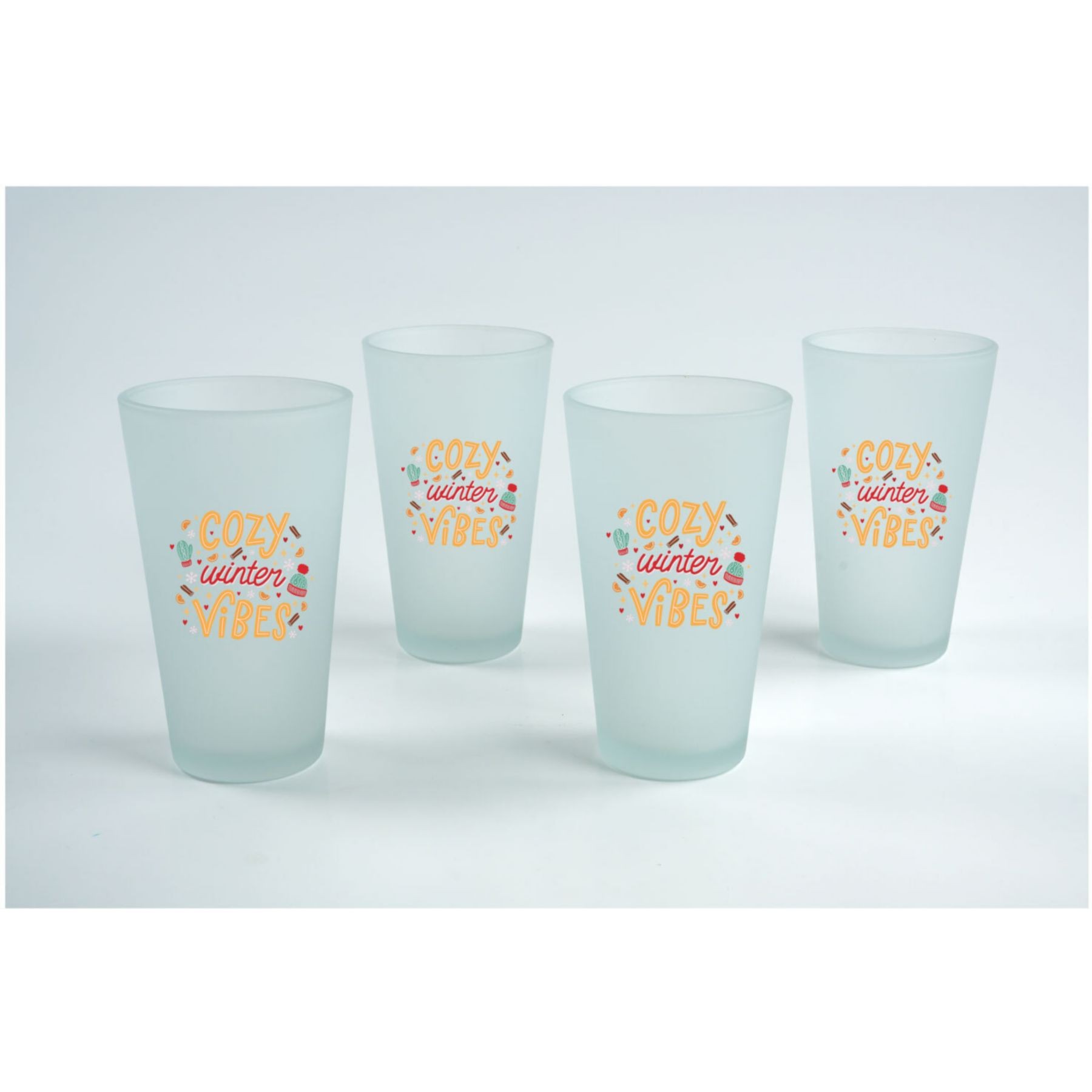 Picture of Frosted Pint Glass Gift Set Of 4