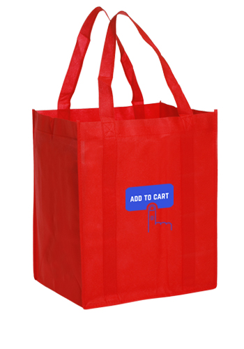 Picture of Reusable Grocery Tote Bags (13"x15"x10")