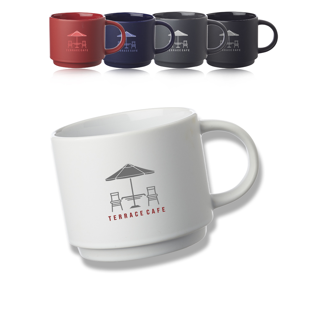 Picture of 14 oz. Stackable Ceramic Mugs