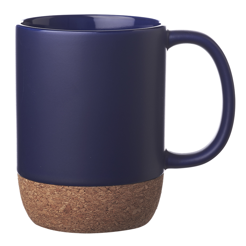 Picture of 15 oz Matte Cork Bottom Ceramic Mugs