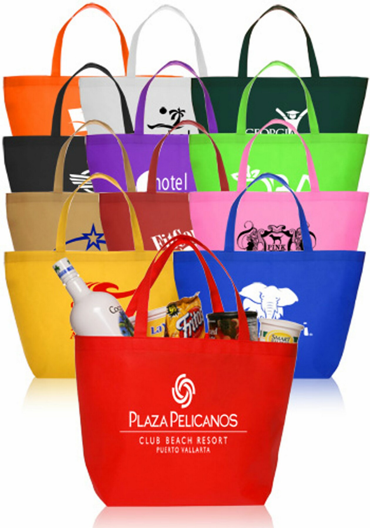 Picture of Budget Non-Woven Shopper Tote Bags (20"x13")
