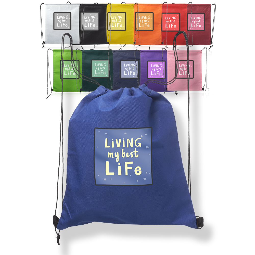 Picture of Non-Woven Drawstring Backpacks (14.5"x17.5")