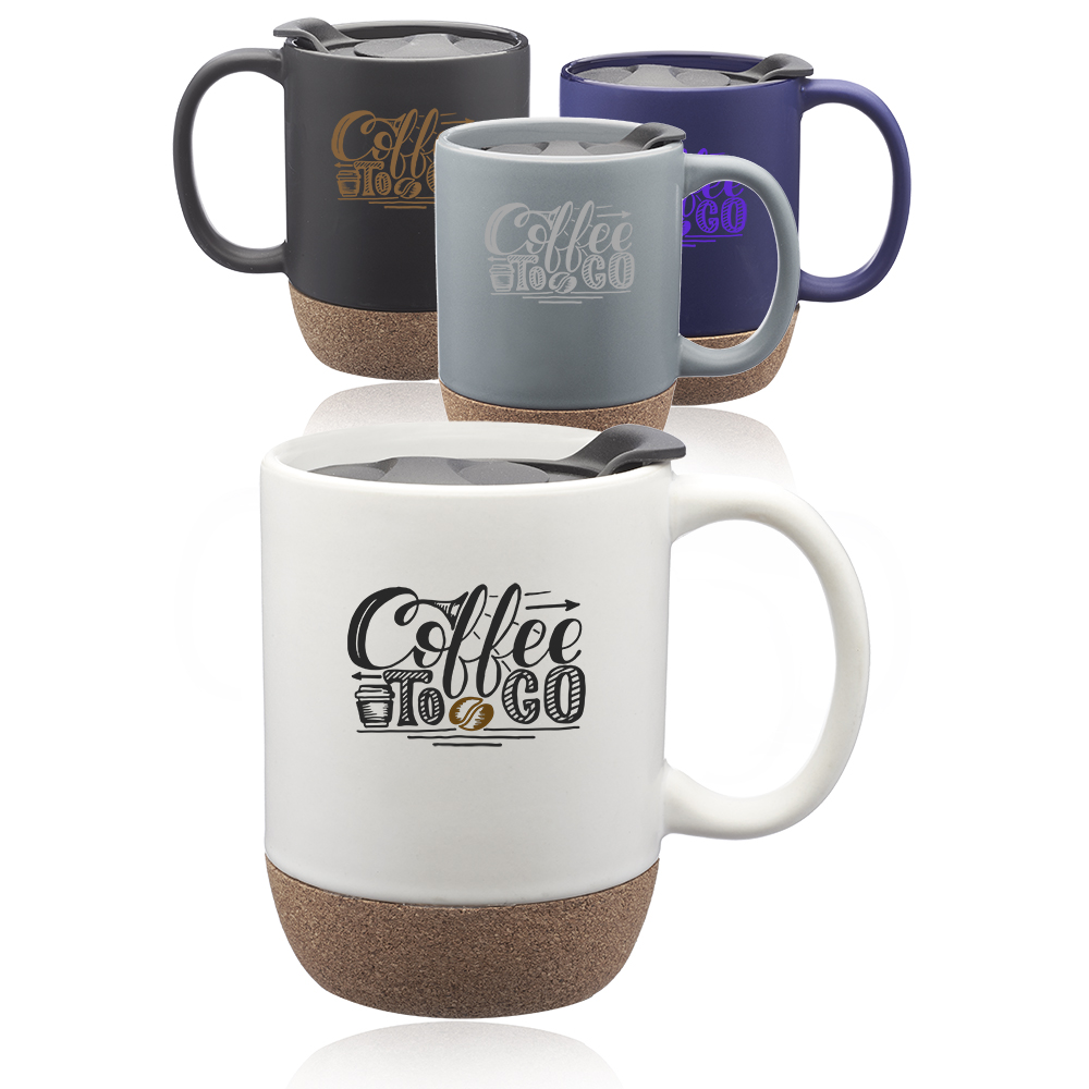 Picture of 13 Oz. Barista Ceramic Mugs with Cork Bottom