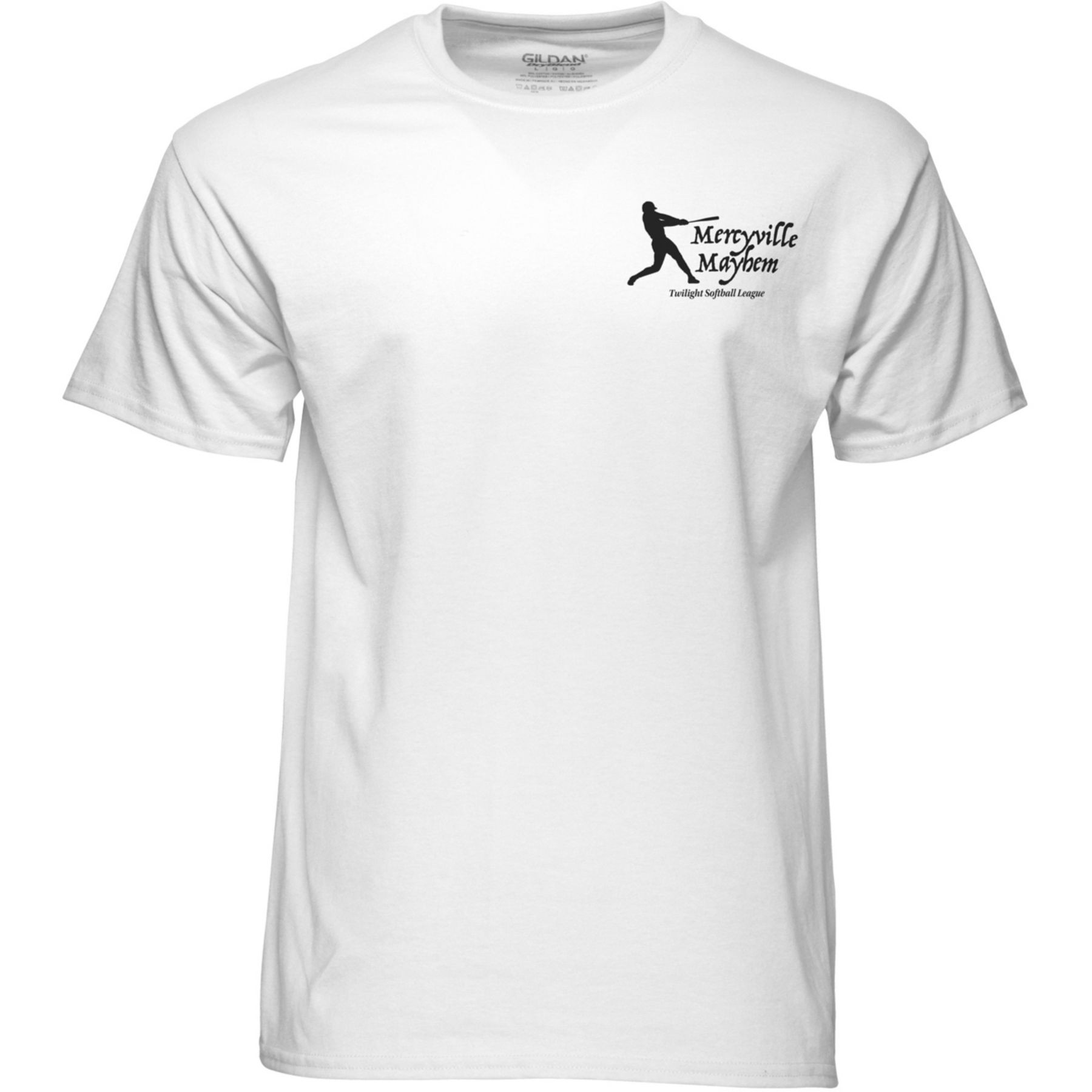 Picture of Gildan Screen Printed 50/50 White T-Shirt