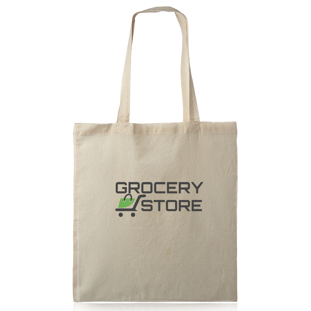 Picture of Natural Cotton Fiber Tote Bags (14.5"x16")