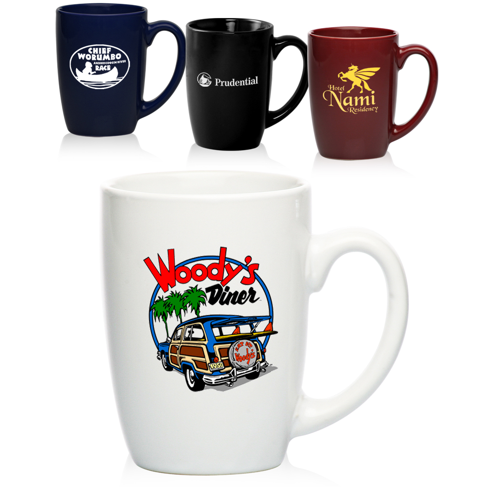 Picture of 16 oz. Large Mocha Glossy Ceramic Custom Mugs