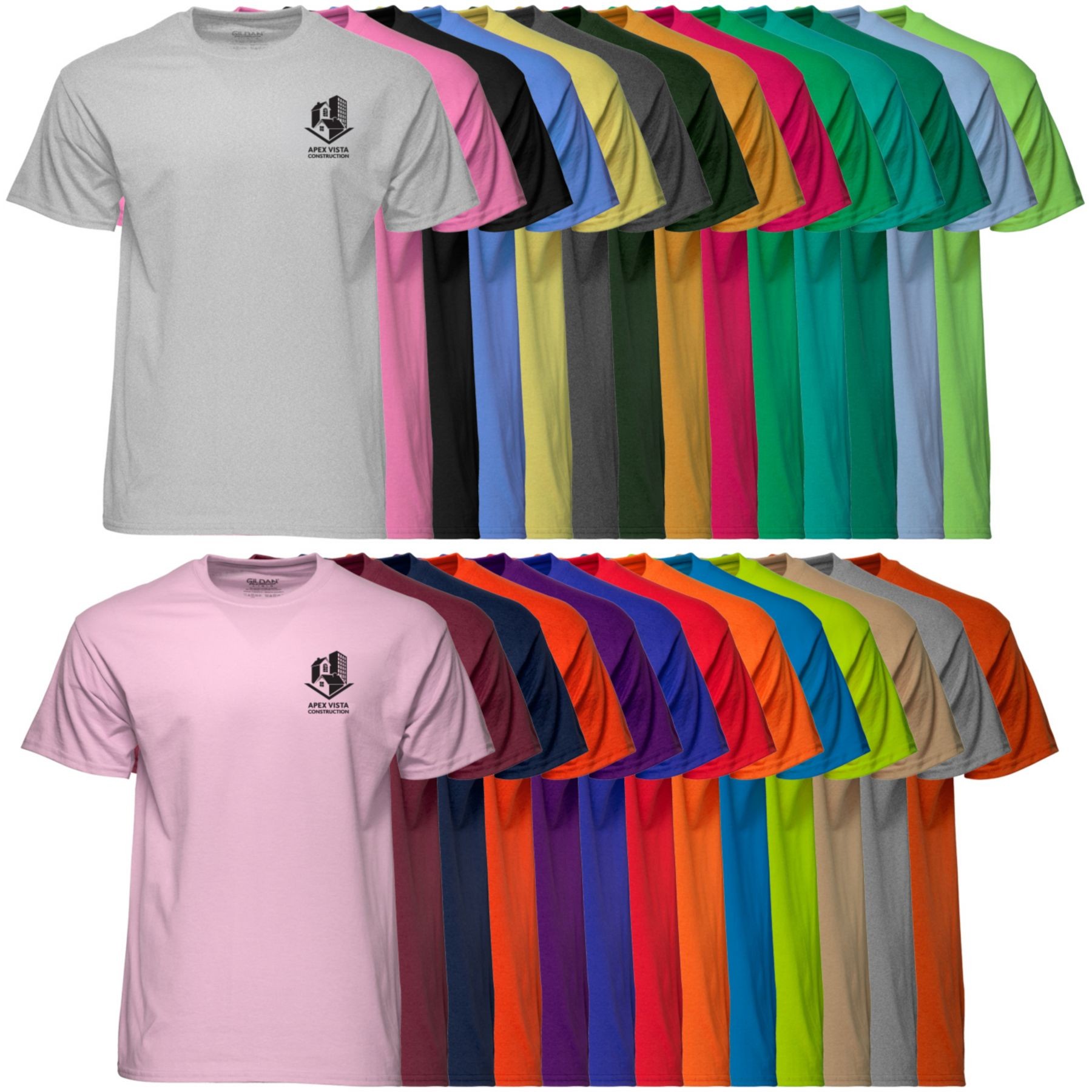 Picture of Gildan Screen Printed 50/50 Colored T-Shirt