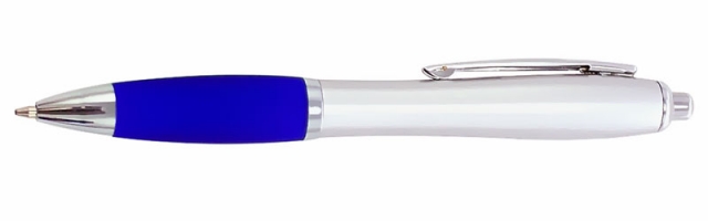 Picture of Curvaceous Grip Satin Click Ballpoint Pen
