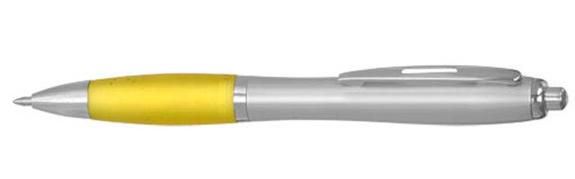 Picture of Curvaceous Grip Satin Click Ballpoint Pen