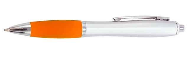 Picture of Curvaceous Grip Satin Click Ballpoint Pen