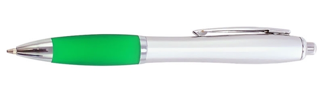 Picture of Curvaceous Grip Satin Click Ballpoint Pen