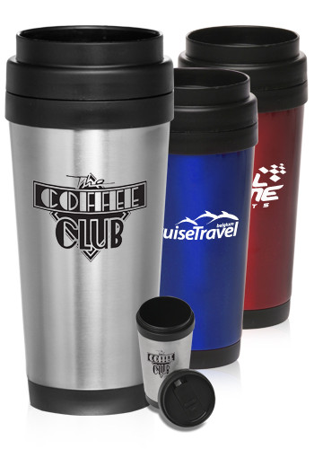 Picture of 16 Oz. Budget Stainless Steel Insulated Travel Mugs