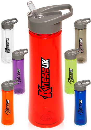 Picture of 22 Oz. Plastic Sports Water Bottles with Drink Spout