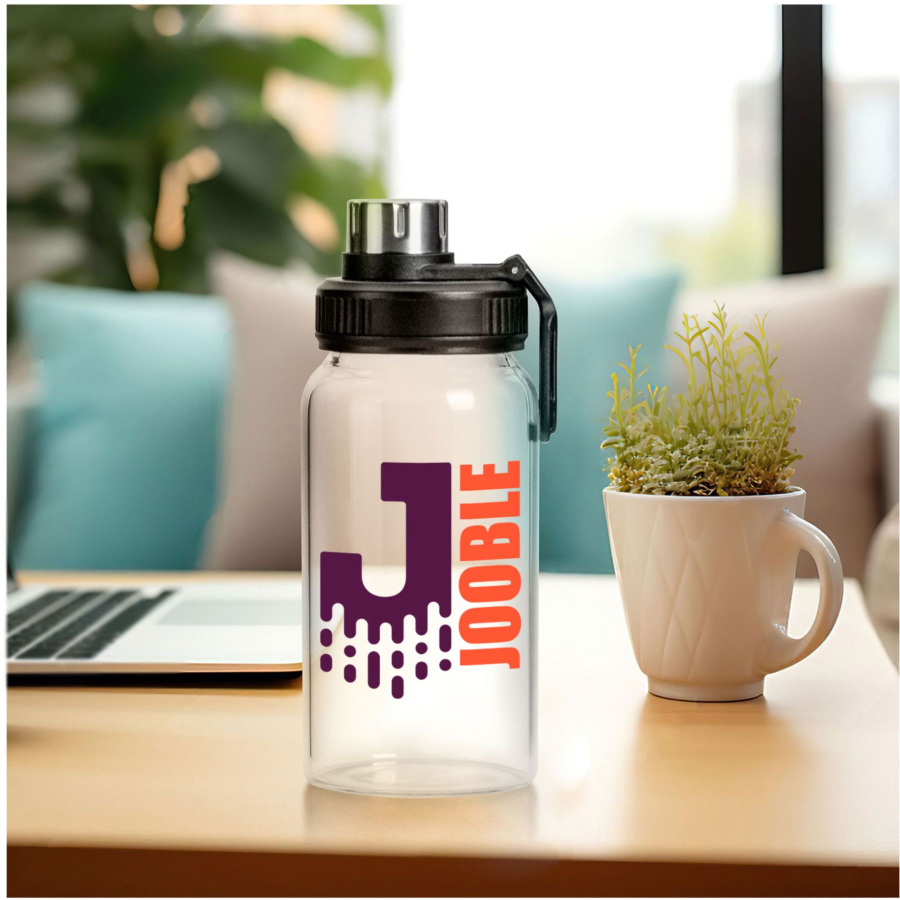 Picture of Full Color Glass Bottle 20 Oz