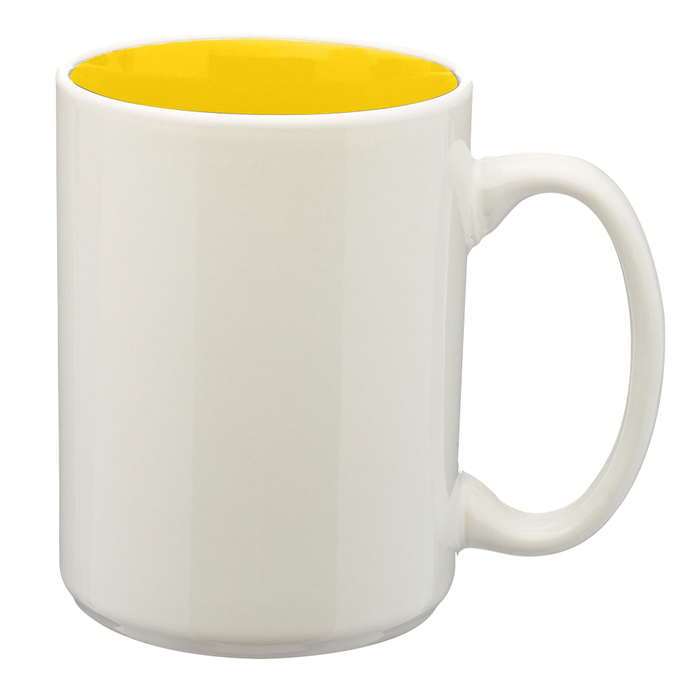 Picture of 15 Oz. Glossy Two Tone Ceramic Mugs