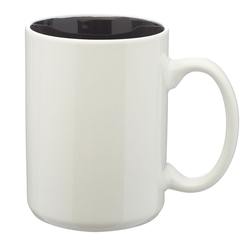 Picture of 15 Oz. Glossy Two Tone Ceramic Mugs