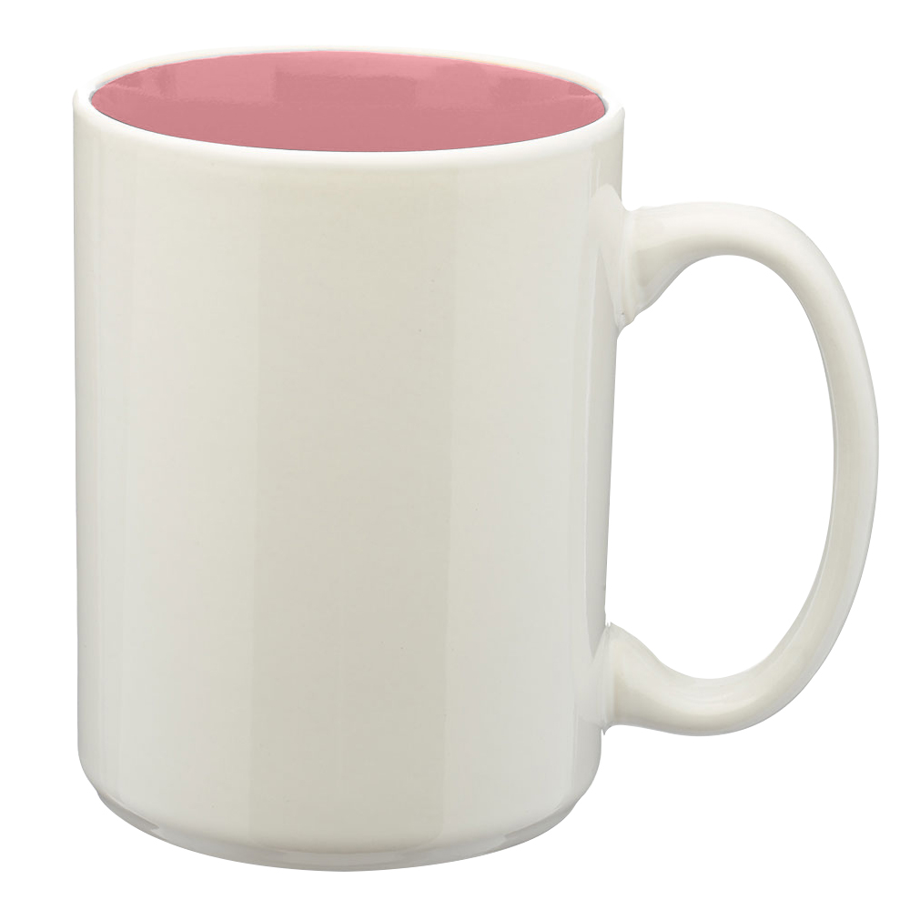 Picture of 15 Oz. Glossy Two Tone Ceramic Mugs