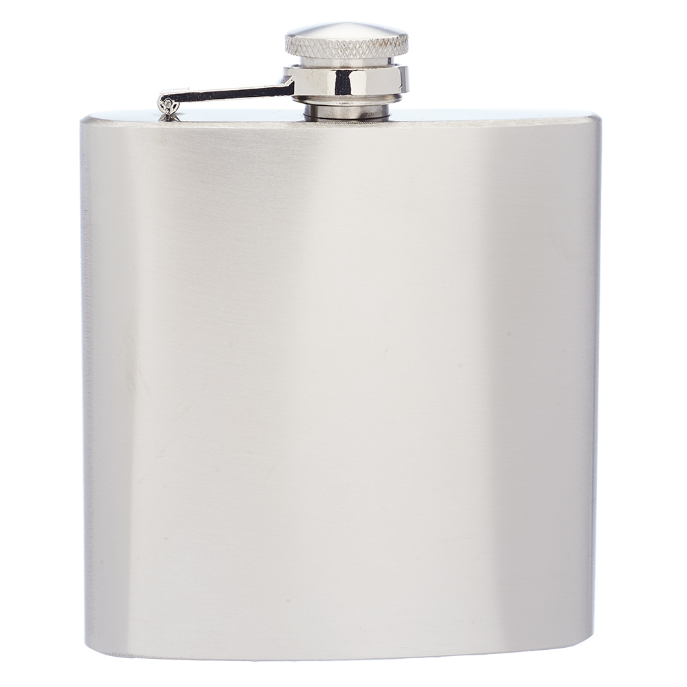Picture of 6 Oz. Murano Stainless Steel Hip Flasks