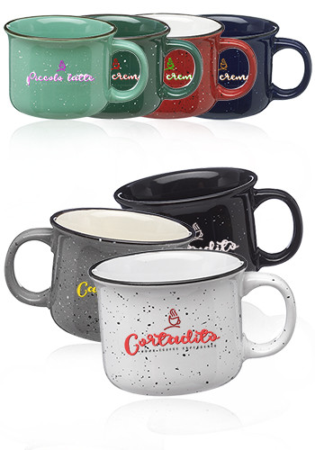 Picture of 8 Oz. Bijou Ceramic Campfire Coffee Mugs