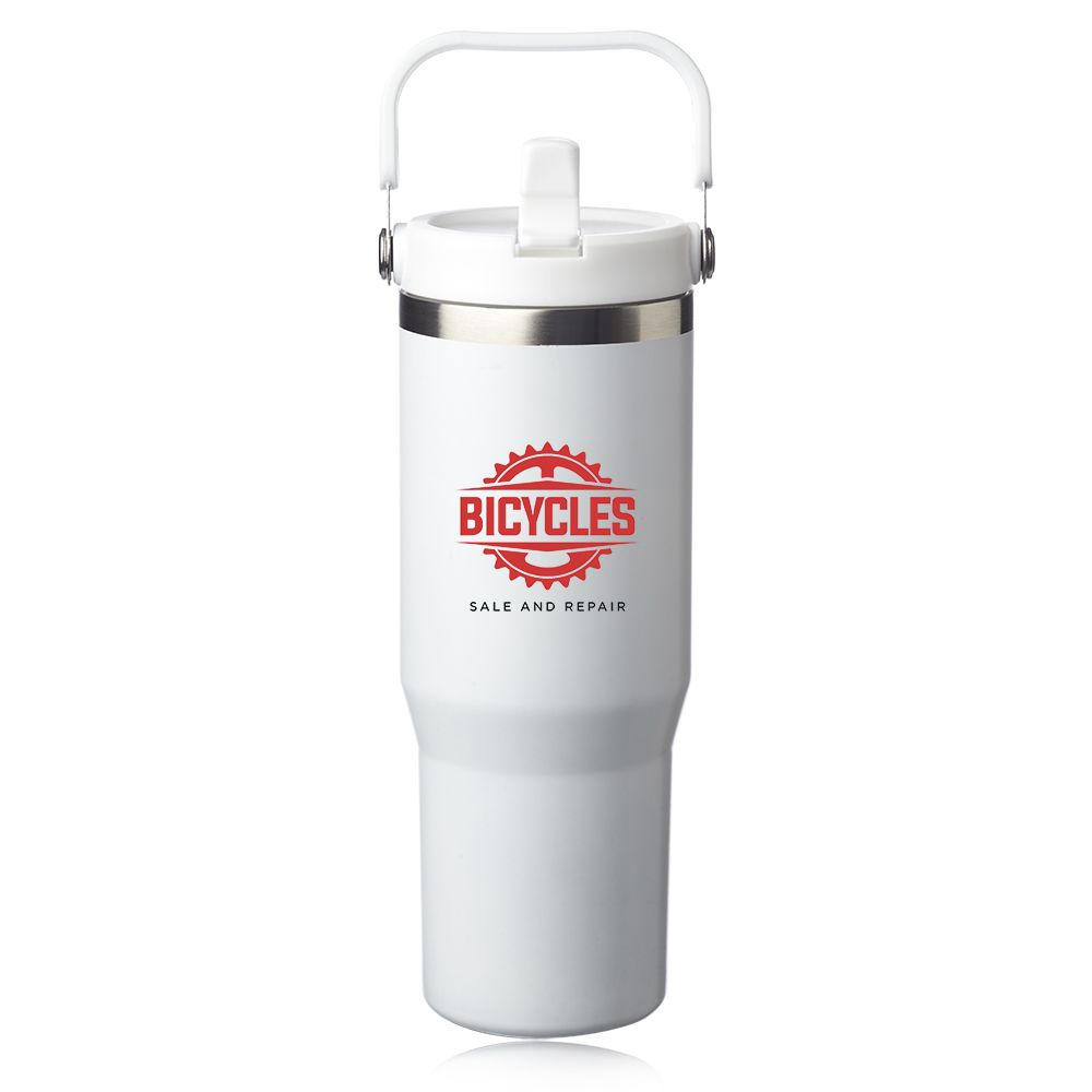 Picture of 30 oz. Bronx Stainless Travel Mug with Carrying Handle