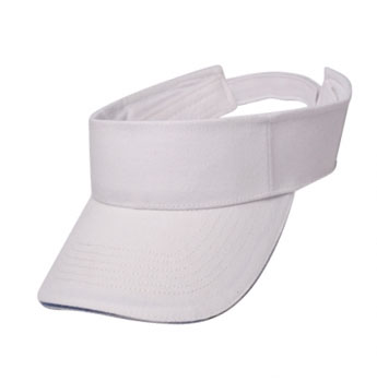 Picture of Solid Color Brushed Cotton Sandwich Visors