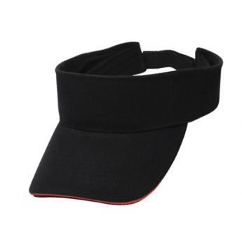Picture of Solid Color Brushed Cotton Sandwich Visors