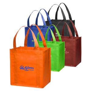 Picture of Small Non-Woven Grocery Tote Bags (12.625"x13")