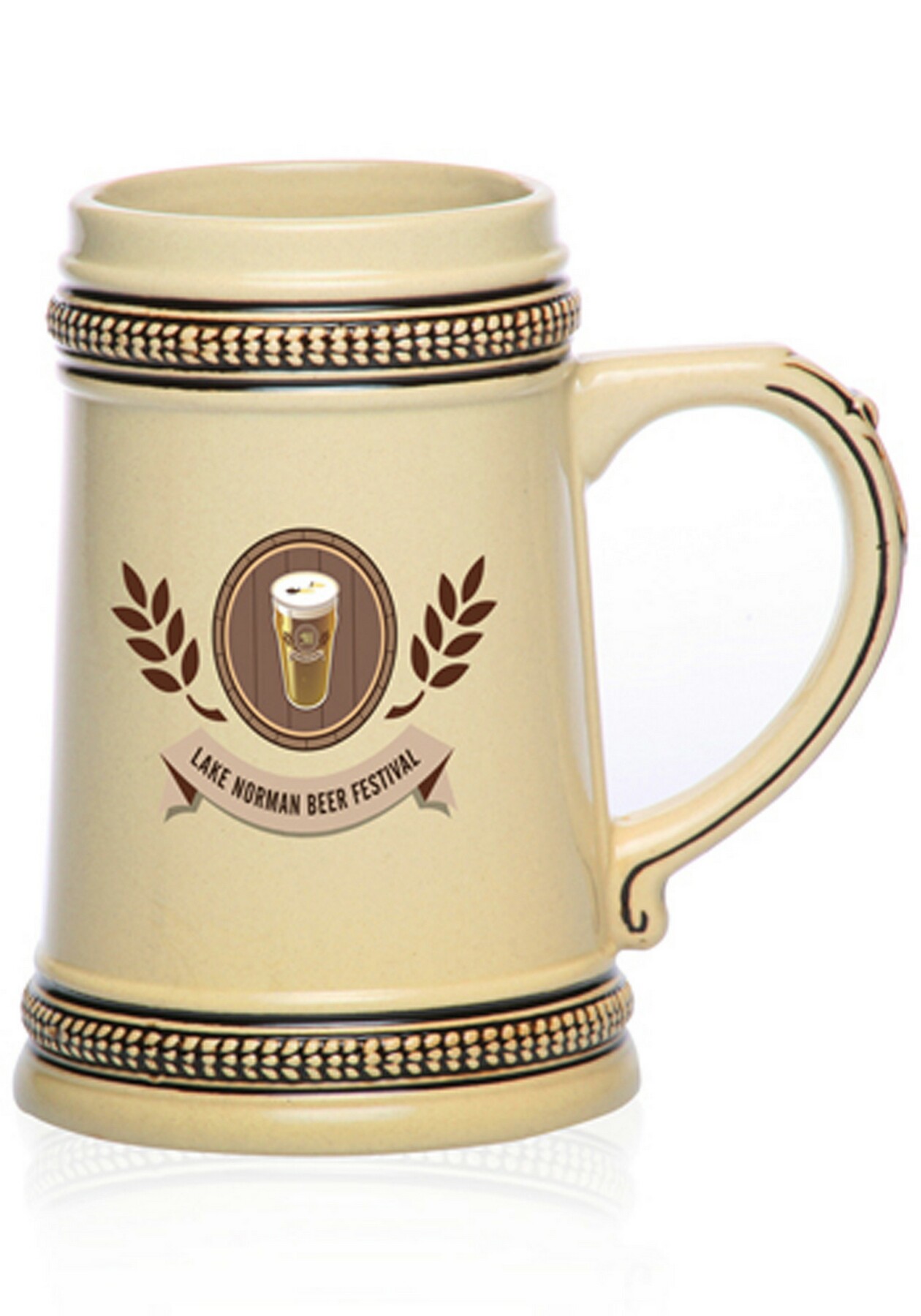 Picture of 18.5 Oz. Ceramic Beer Mugs - Brown