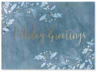 Picture of Blue Greetings Greeting Card
