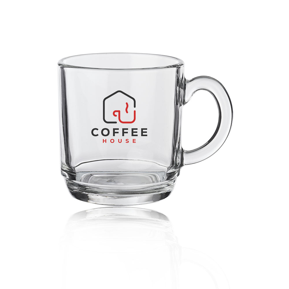 Picture of Nadir 10 oz. Aspen Glass Coffee Mugs