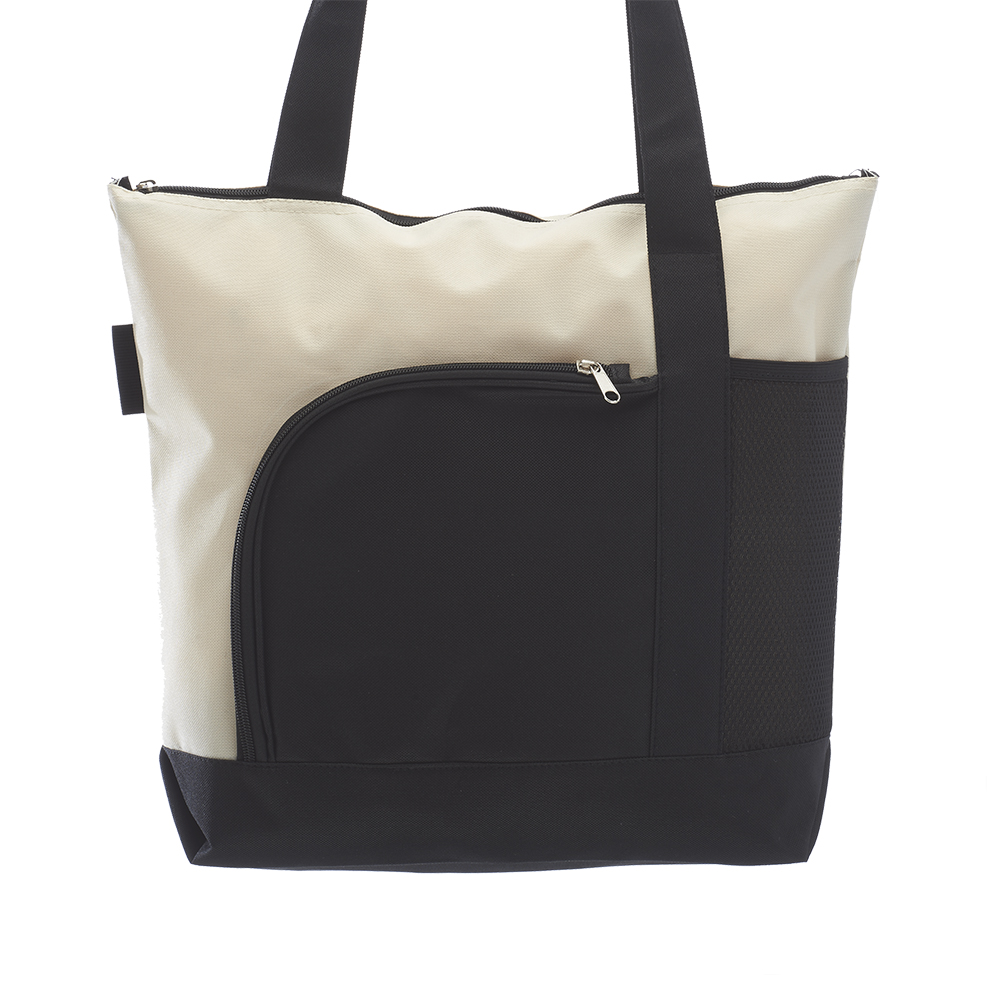 Picture of Zipper Polyester Tote Bags (14"x16.5")