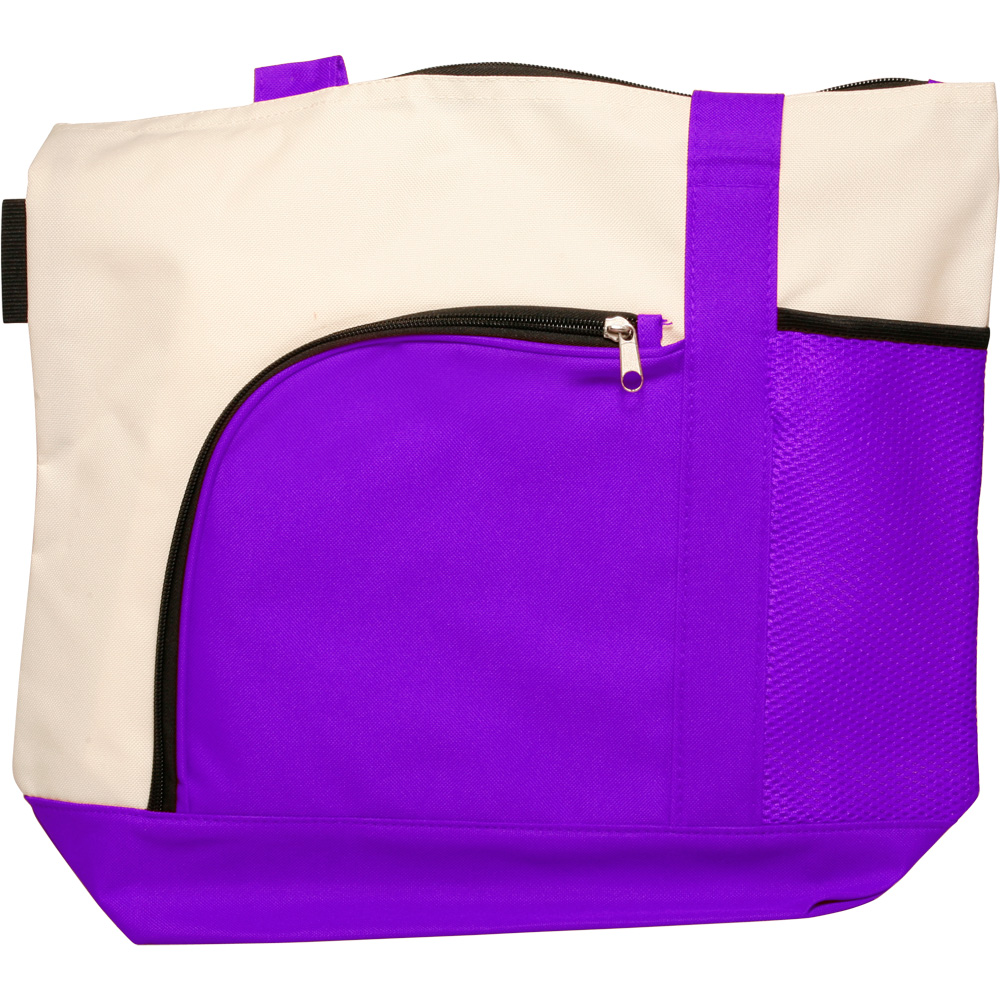 Picture of Zipper Polyester Tote Bags (14"x16.5")