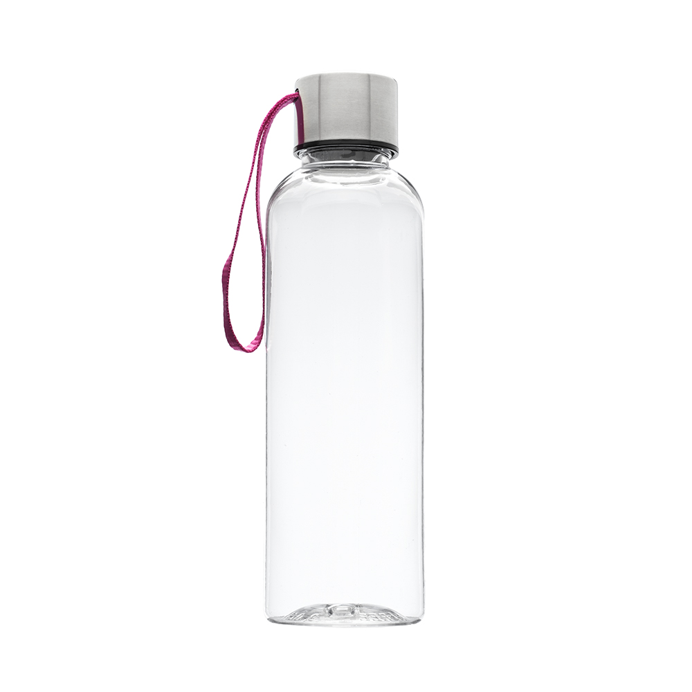 Picture of Meera 17 Oz. Clear Plastic Water Bottles with Strap