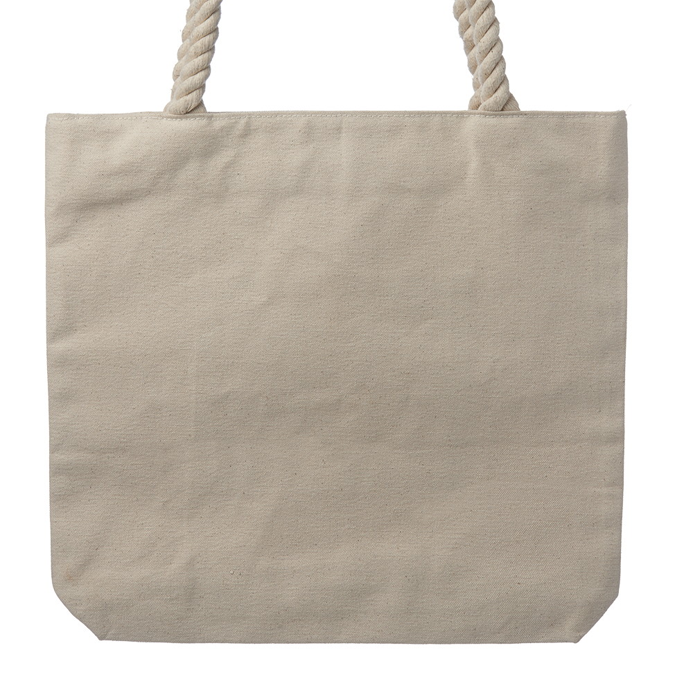 Picture of Pristine Cove Canvas Tote with Rope Handles