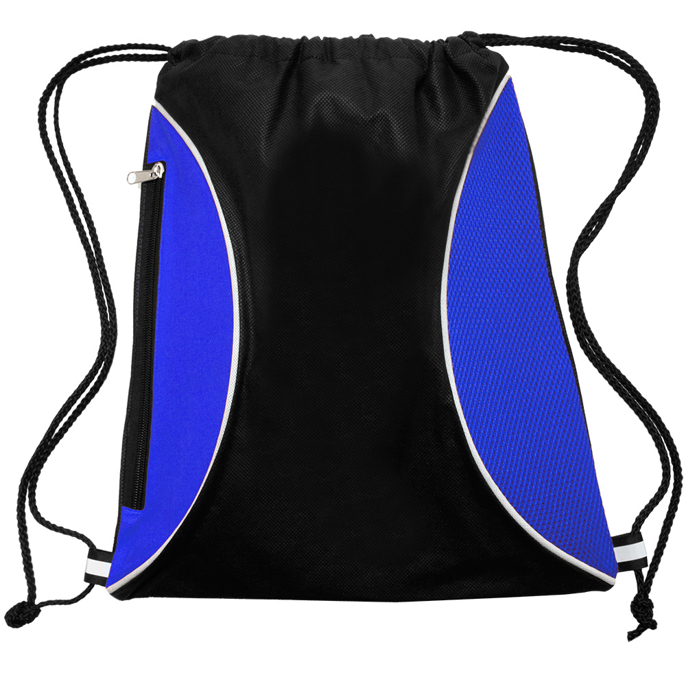 Picture of Zipper Side Drawstring Backpacks