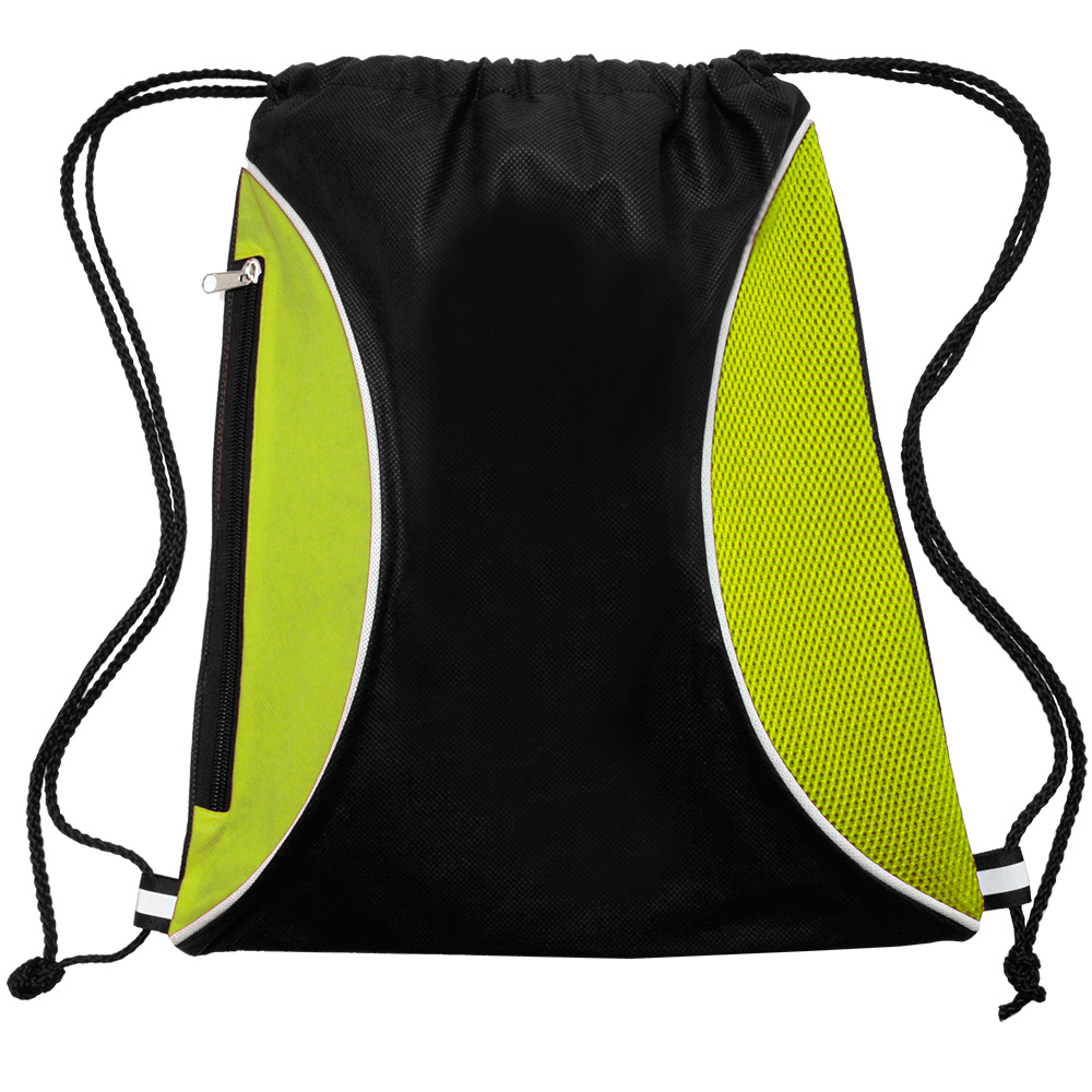 Picture of Zipper Side Drawstring Backpacks
