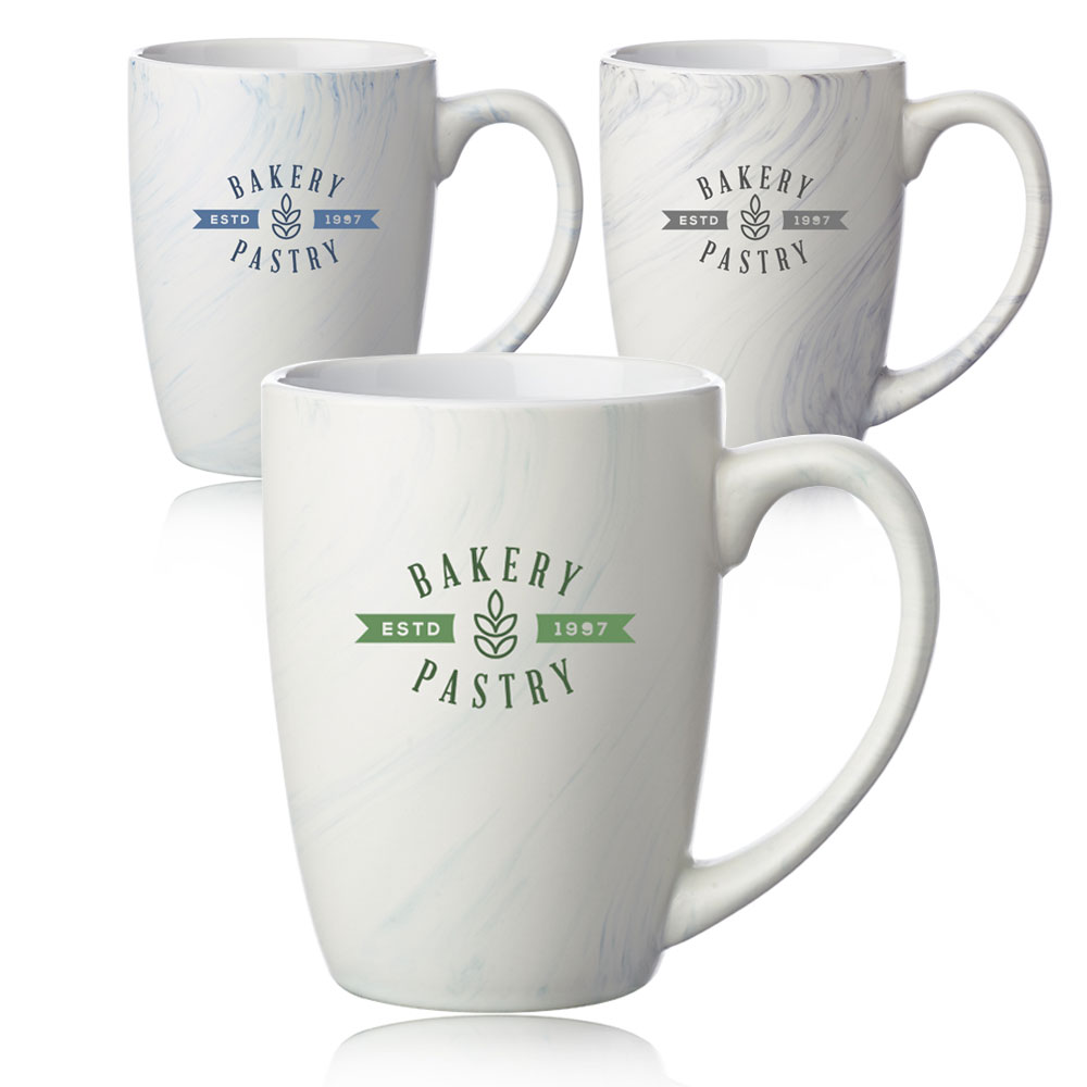 Picture of 10 oz. Marble Glaze Ceramic Mugs