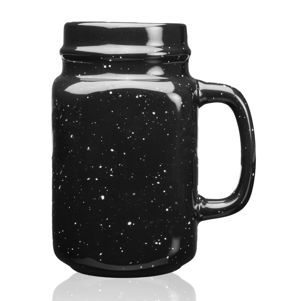 Picture of 16 Oz. Savannah Speckle Ceramic Mason Jars