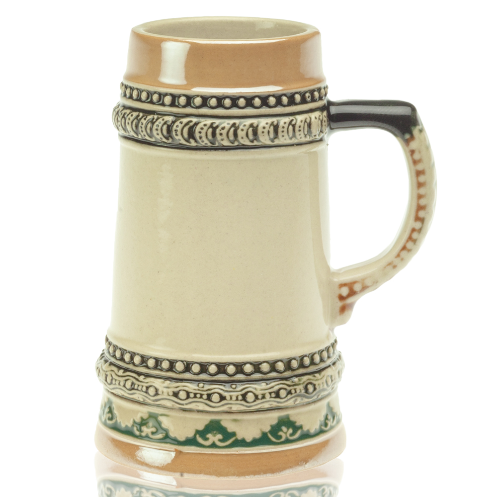 Picture of 2 Oz. Bremen Mini Ceramic Beer Mug Shooters