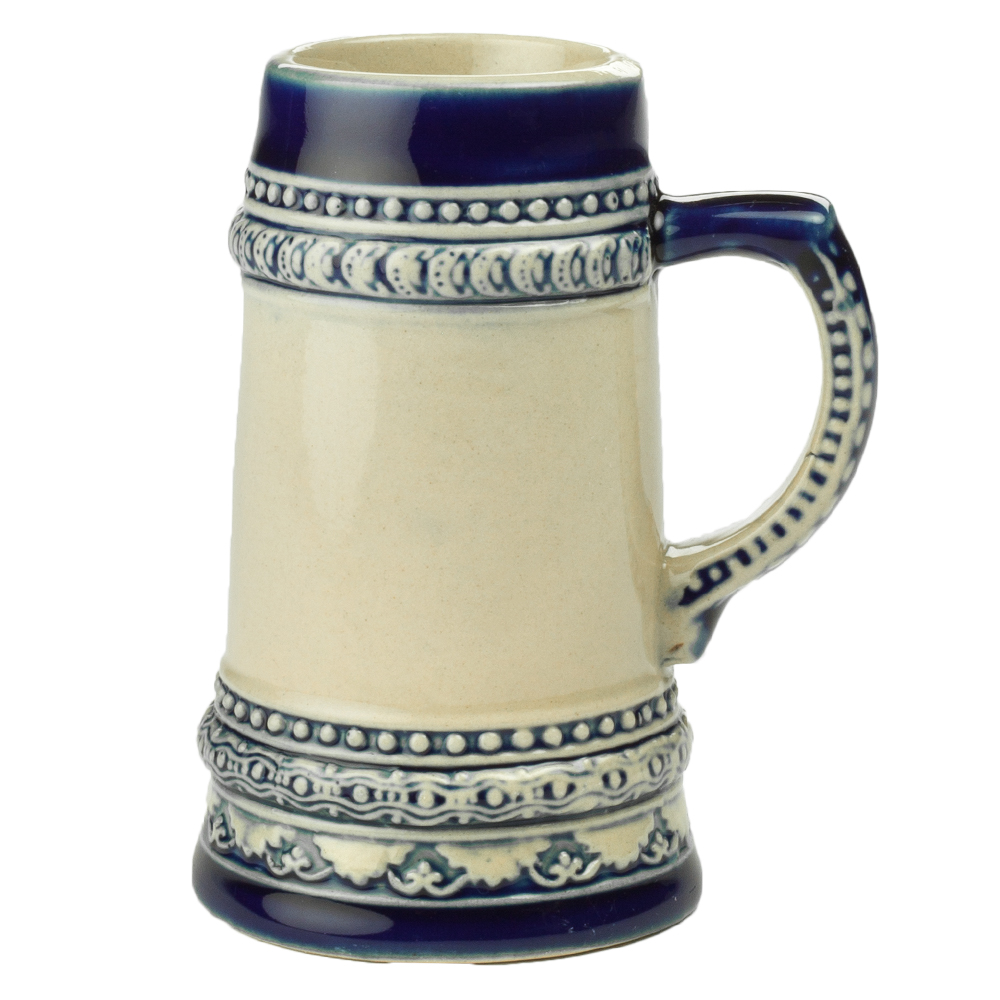 Picture of 2 Oz. Bremen Mini Ceramic Beer Mug Shooters